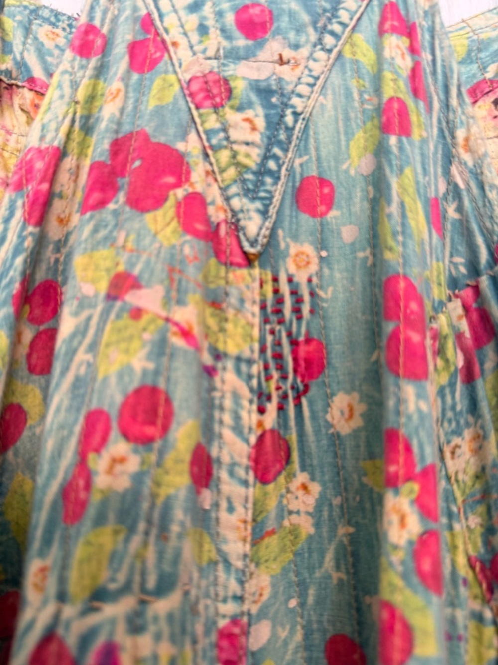 MAGNOLIA PEARL LOVE RARE CHERRY BLOSSOM OVERALLS OS - Picture 10 of 16